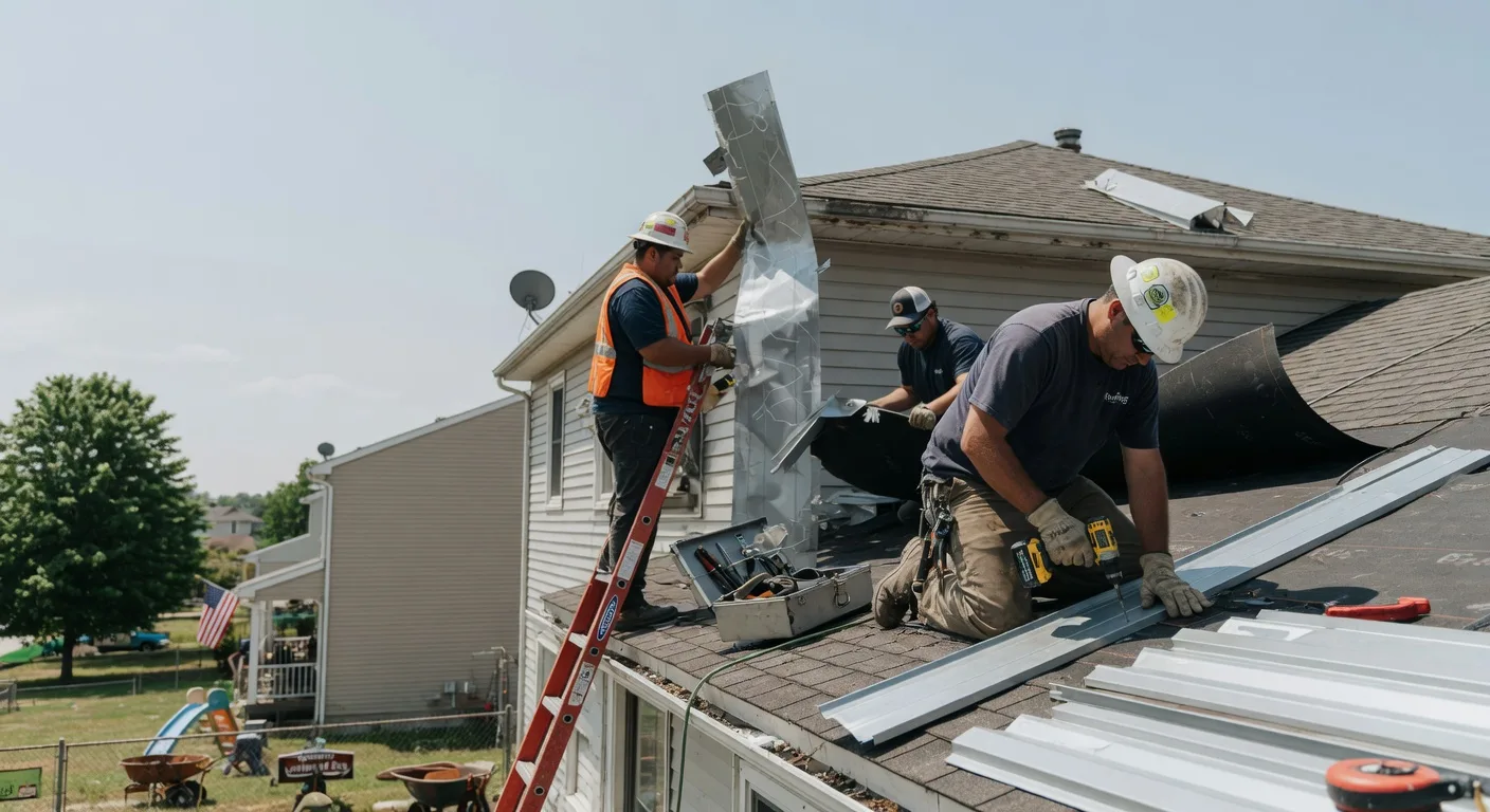Storm Damage Metal Roof Repair in Lordsburg, NM